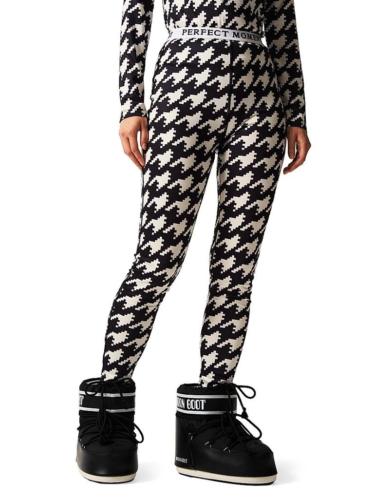 PERFECT MOMENT Base Layer Houndstooth Leggings 3