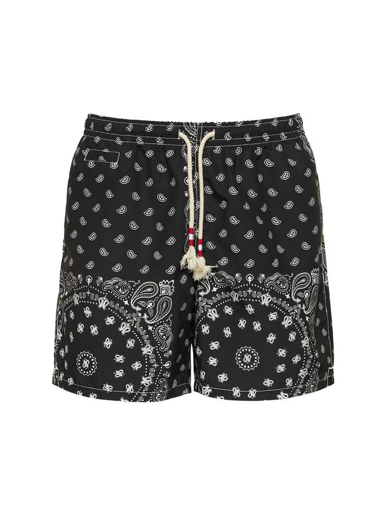 MC2 SAINT BARTH Mixed Bandana Print Tech Swim Shorts 1