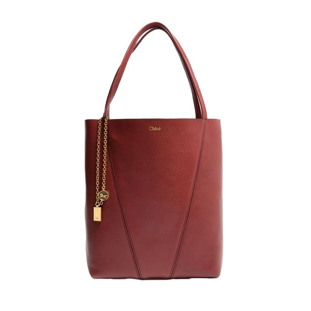 Chloé Chloe Spin grained leather tote bag 9