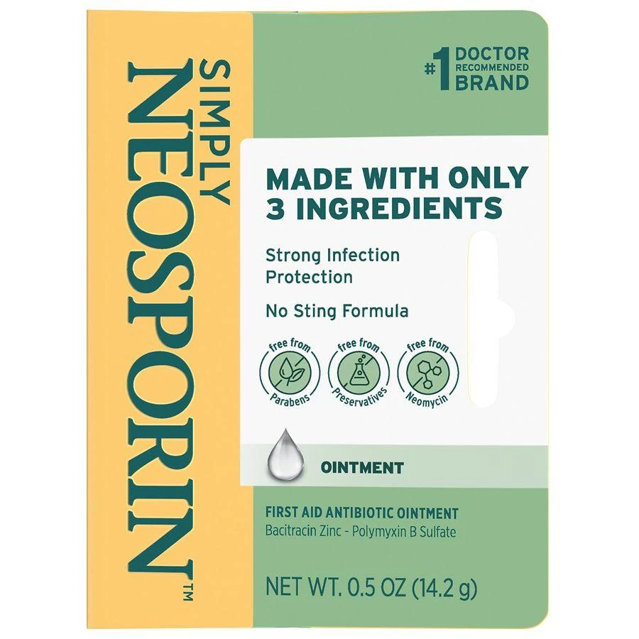 Neosporin Simply Formula, 3-Ingredient Antibiotic Ointment 1
