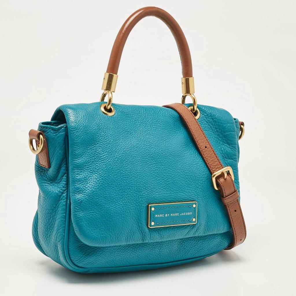 Marc Jacobs Marc By Marc Jacobs Teal Green Leather Too Hot To Handle Top Handle Bag 2