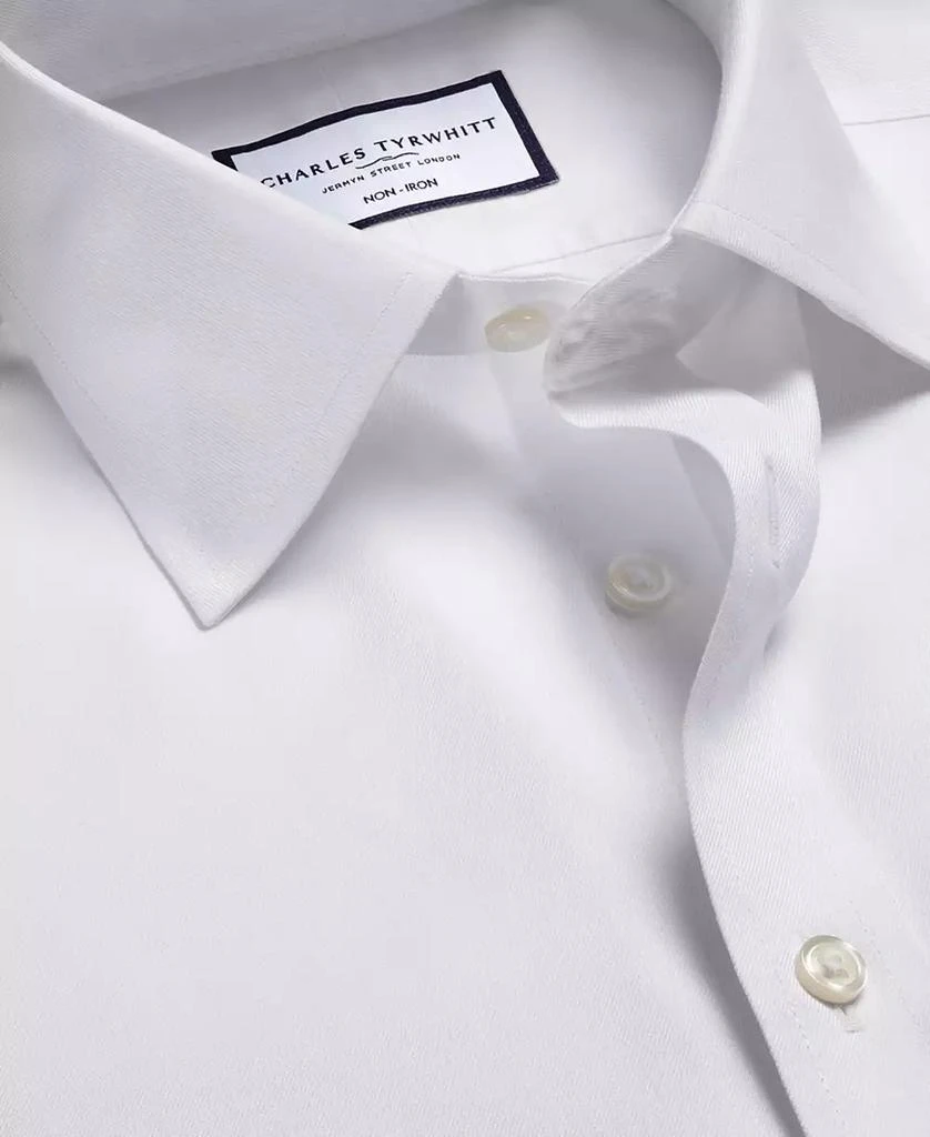 Charles Tyrwhitt Men's Slim-Fit Non-Iron Solid Dress Shirt 5
