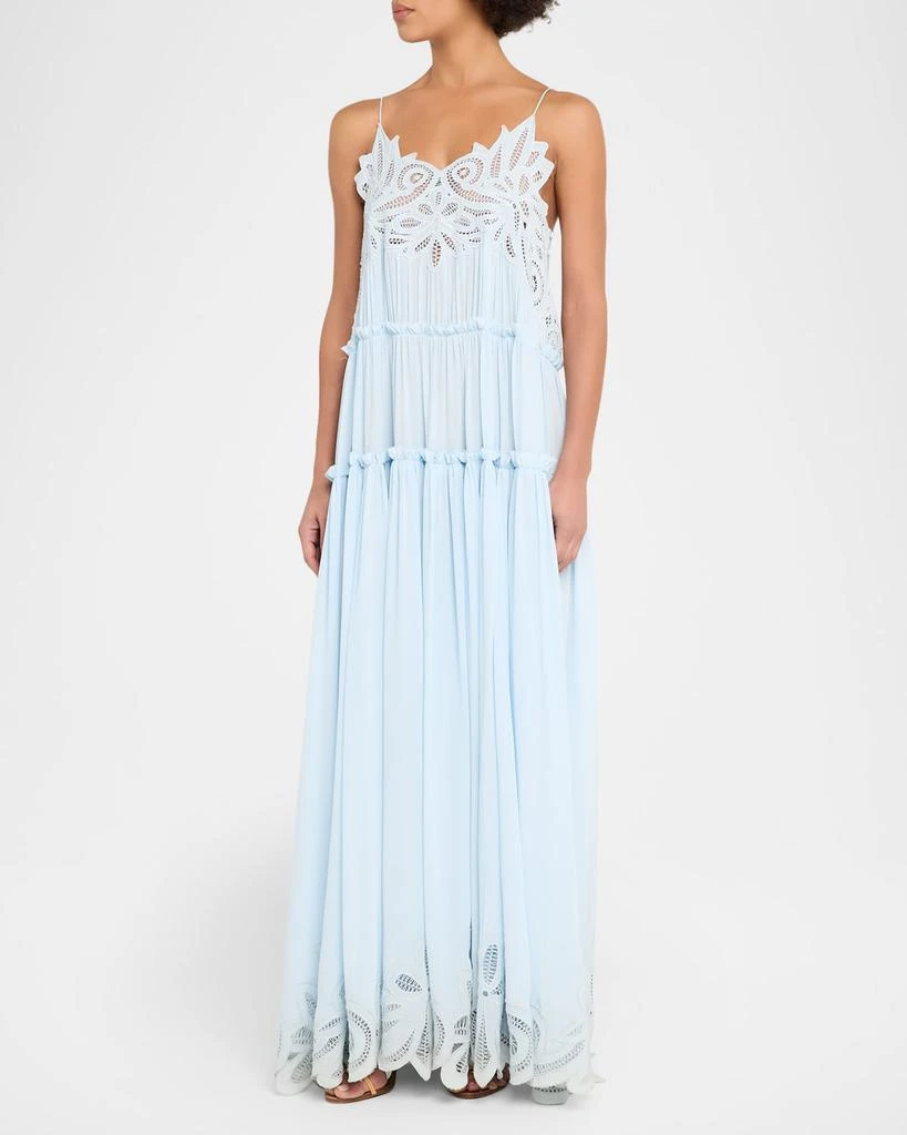 Ulla Johnson Filippa Embroidered Silk Gown 4