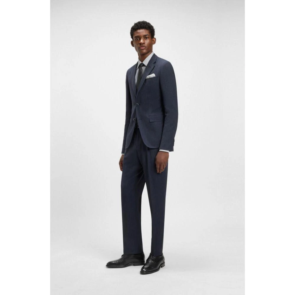 Hugo Boss Leather Derby shoes with cap toe 2