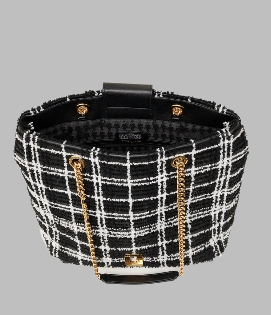 Karl Lagerfeld Paris LAFAYETTE CHENILLE PLAID TOTE 3