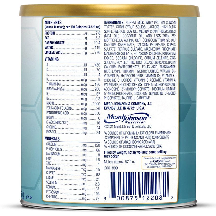 Enfamil Enfacare Premature Infant Formula Milk Based With Iron 2