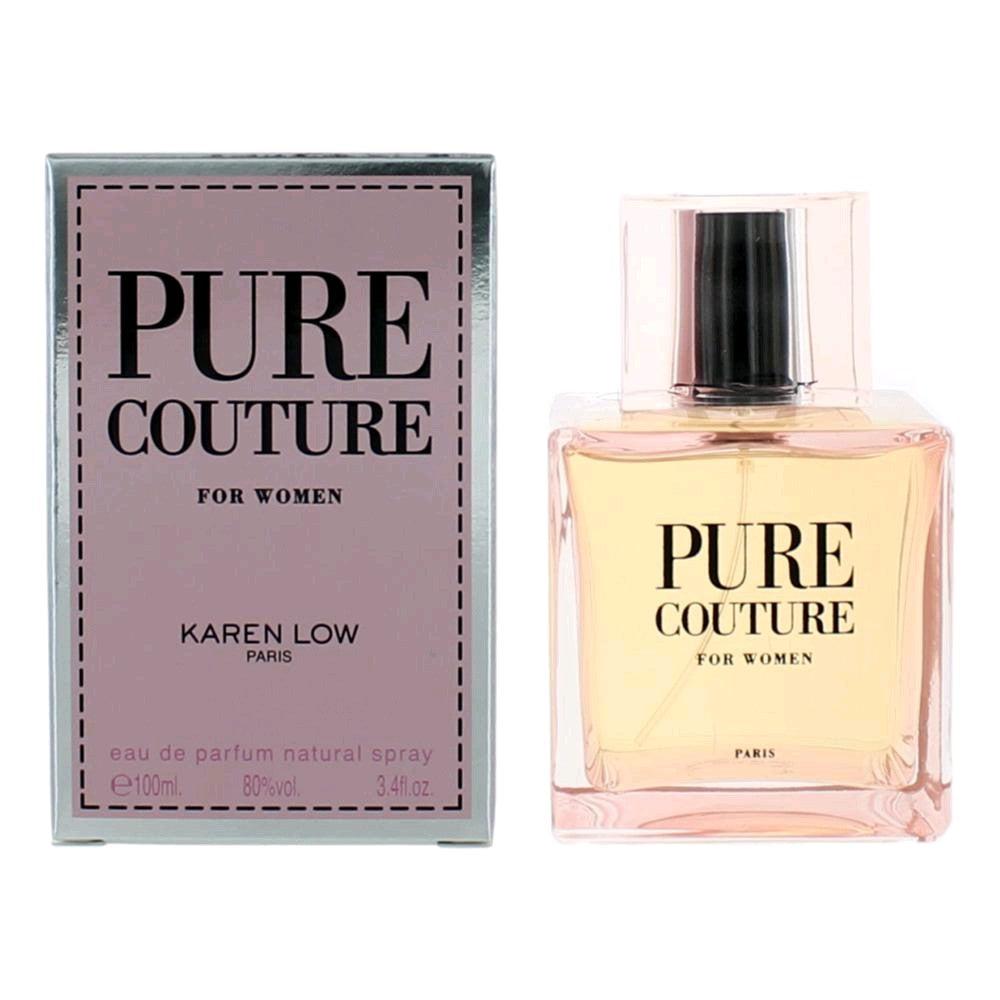 KAREN LOW 2pcs Pure Couture by , 3.4 oz Eau De Parfum Spray for Women