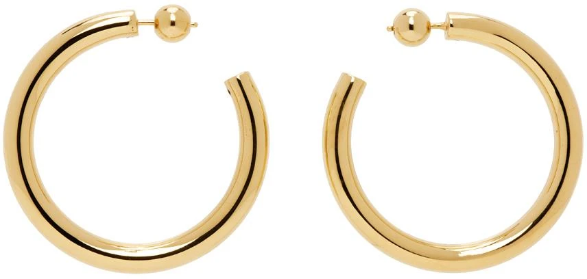 Sophie Buhai Gold Medium Everyday Hoop Earrings 1