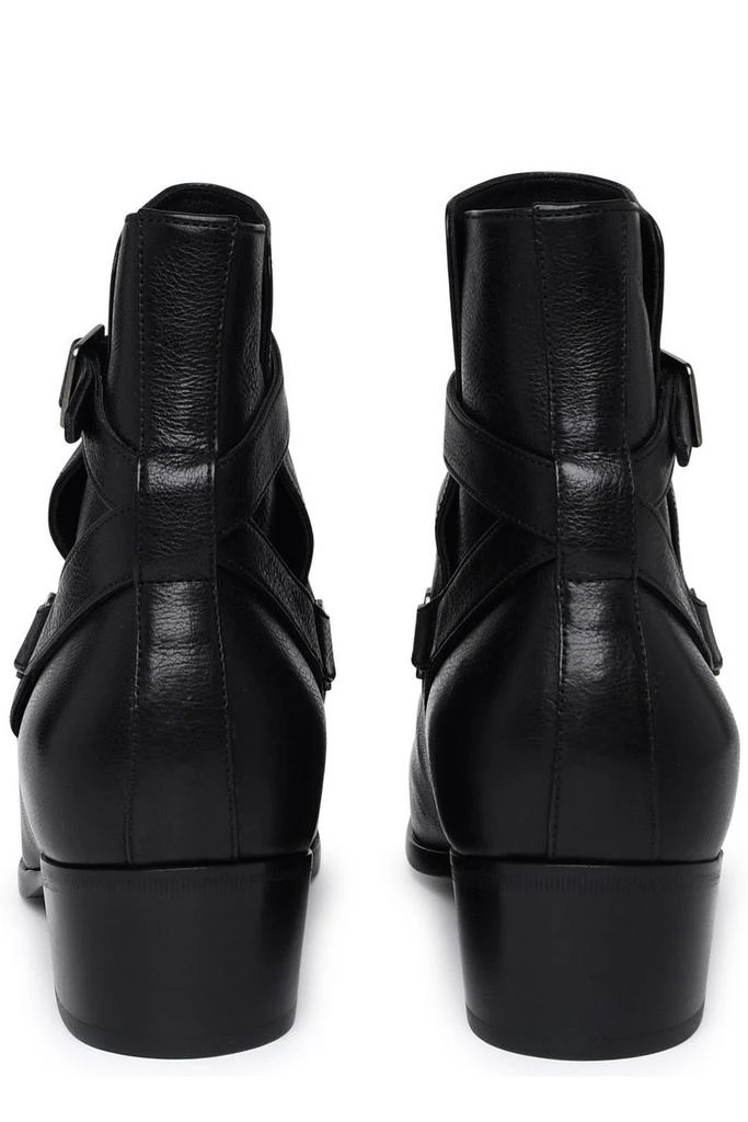 Yves Saint Laurent Saint Laurent Buckle Detailed Pointed Toe Boots 4