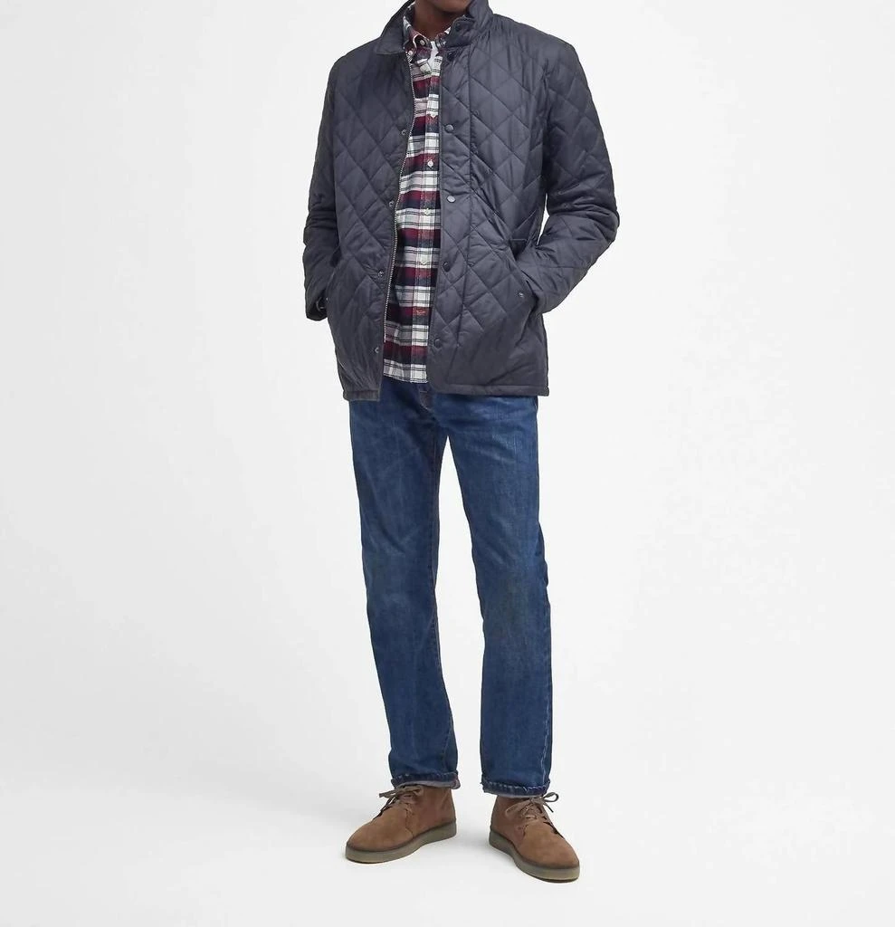 Barbour Flyweight Chelsea Quilt In Navy 2