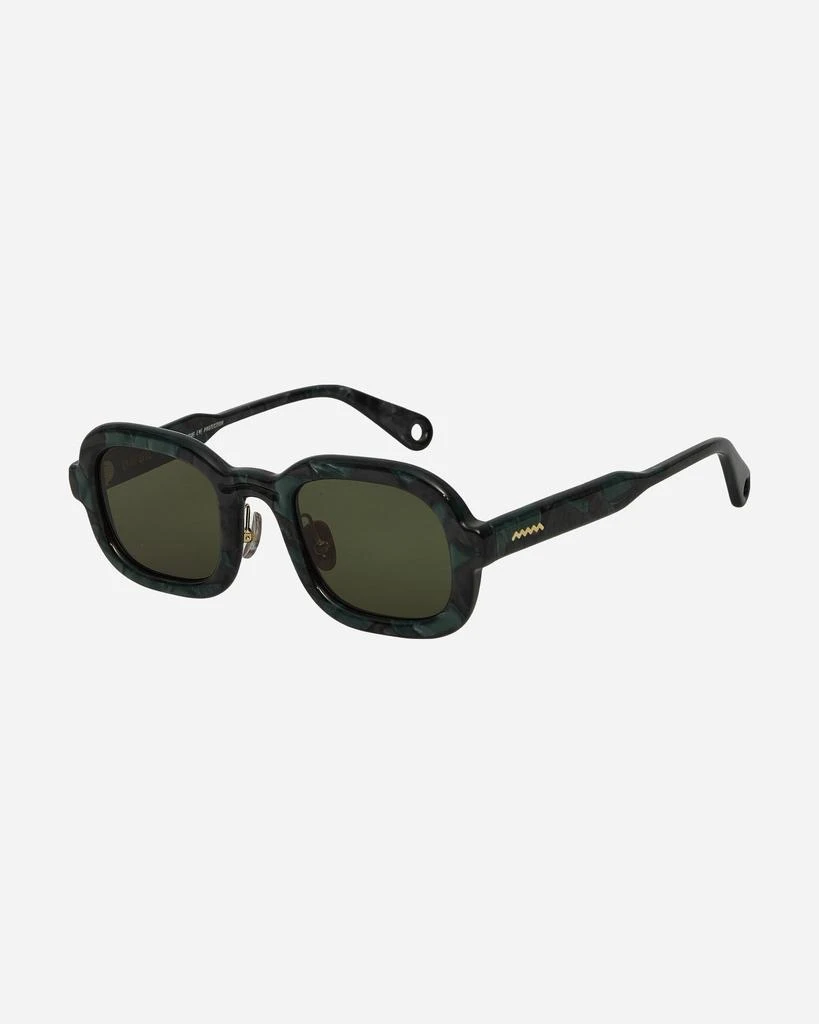 Brain Dead Newman Post Modern Primitive Eye Protection Sunglasses Green Pearl 3