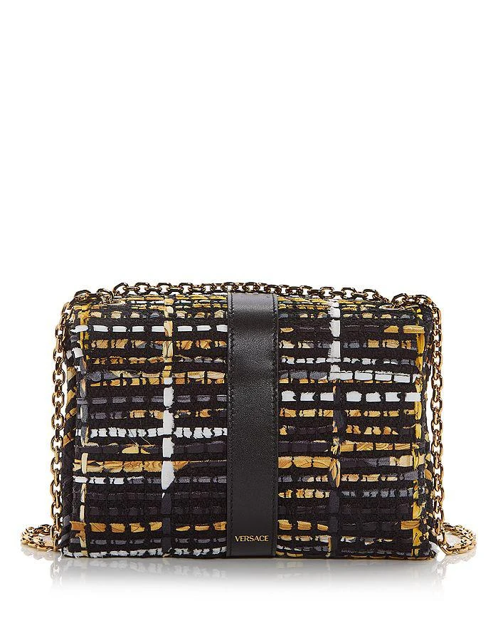 Versace Kleio Tweed Shoulder Bag 7