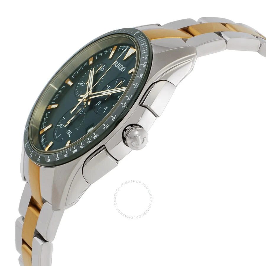 Rado Hyperchrome Chronograph Quartz Green Dial Men's Watch R32259323 2