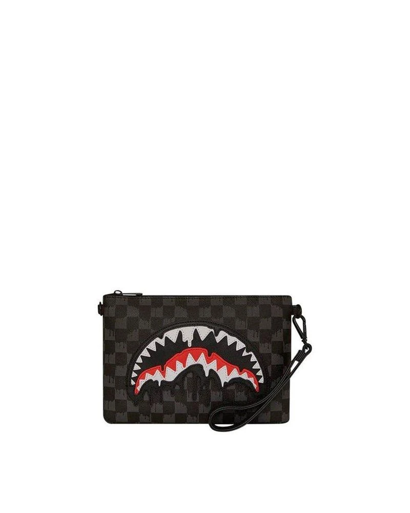 SprayGround Sprayground Dripping Sharks Wristlet Bag