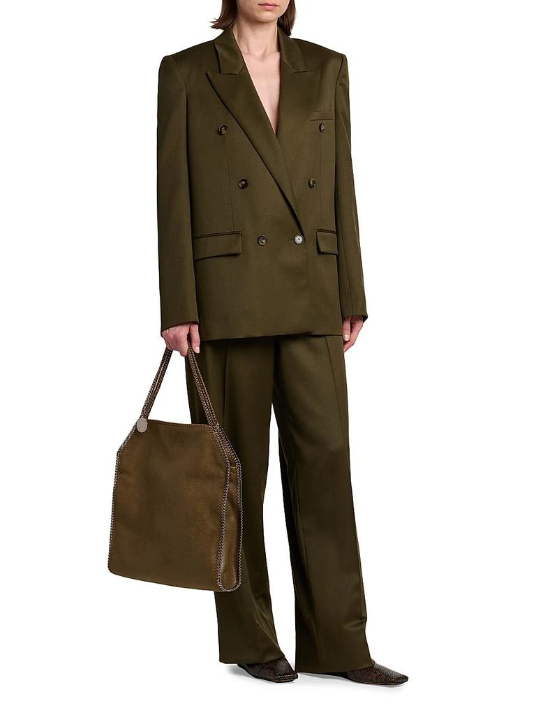 Stella McCartney Shiny Tailoring Loose Trousers 2