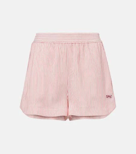 Stella McCartney Striped silk shorts 1