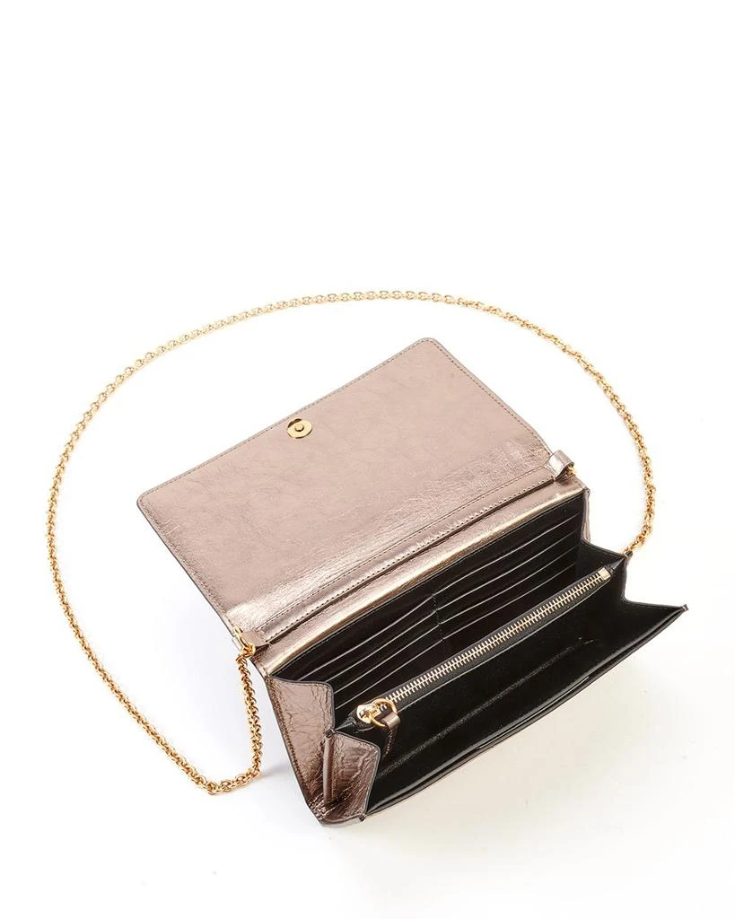 Chloé Iconic Leather Flap Wallet On Chain 3
