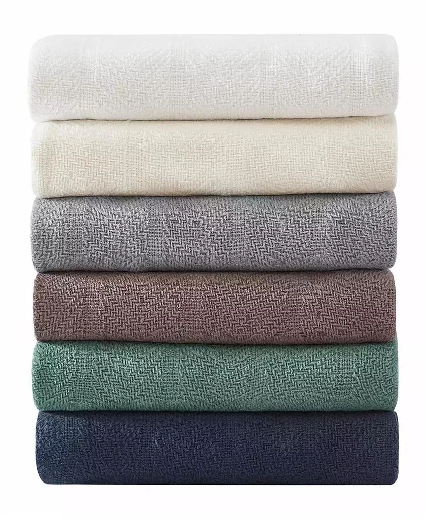 Eddie Bauer CLOSEOUT! Herringbone Solid Blanket 8