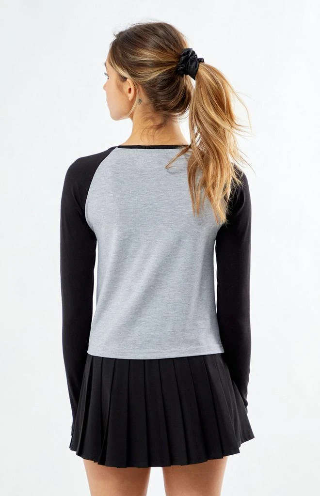 Daisy Street Brooklyn Raglan Long Sleeve T-Shirt 3