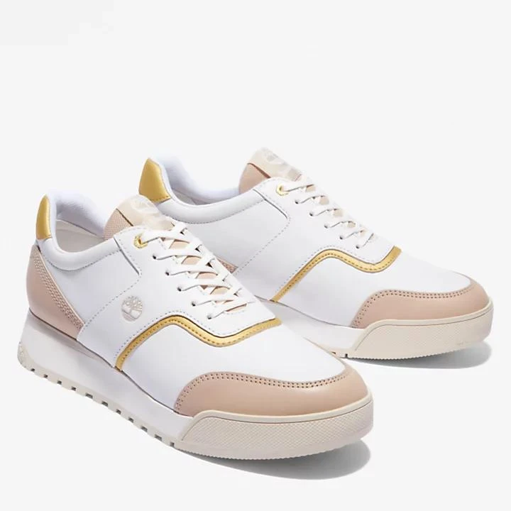 Timberland Miami Coast Leather Trainer for Women in White 4