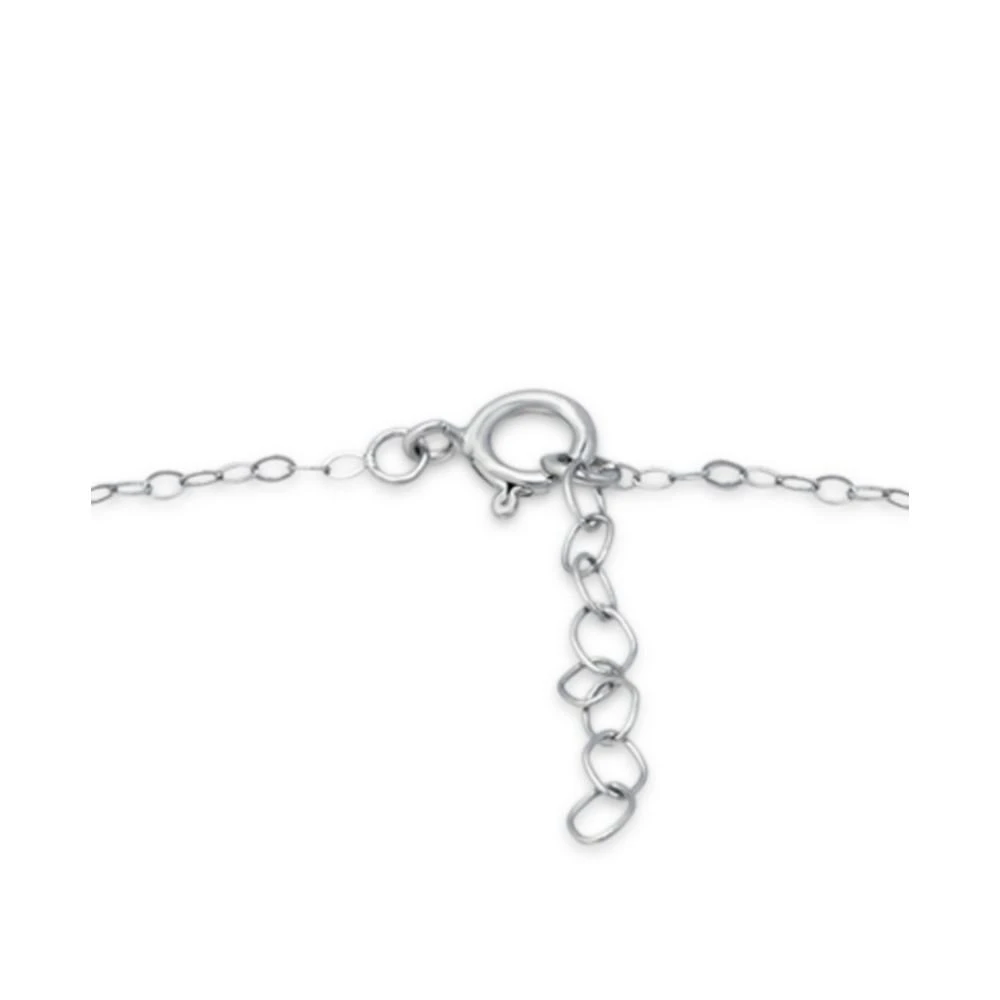 Giani Bernini Cubic Zirconia Ankle Bracelet in Sterling Silver (Also in Lab-Created Pink Sapphire), Created for Macy's 4