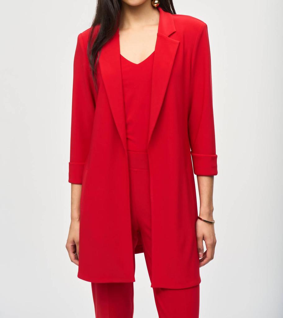 JOSEPH RIBKOFF Joseph Ribkoff - Knit Long Blazer
