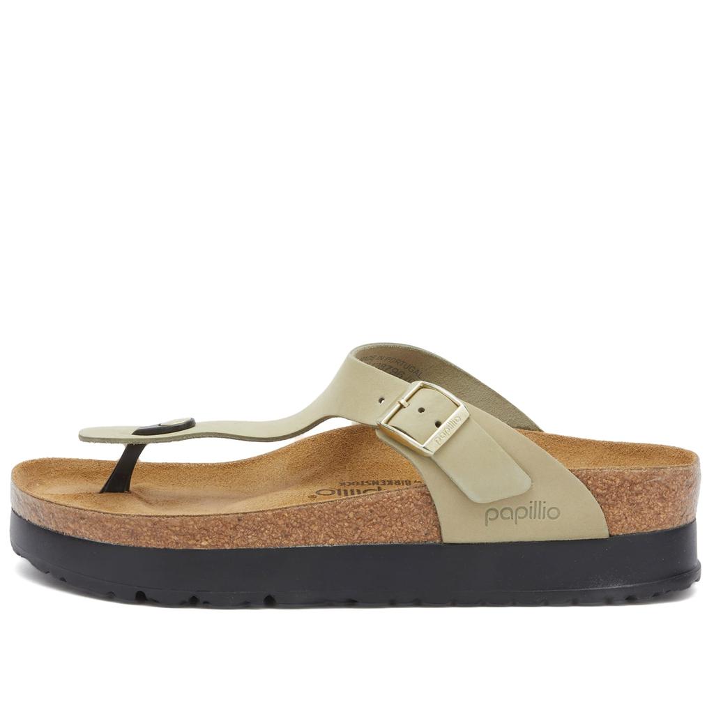 Birkenstock Birkenstock Gizeh Platform Flex Nubuck
