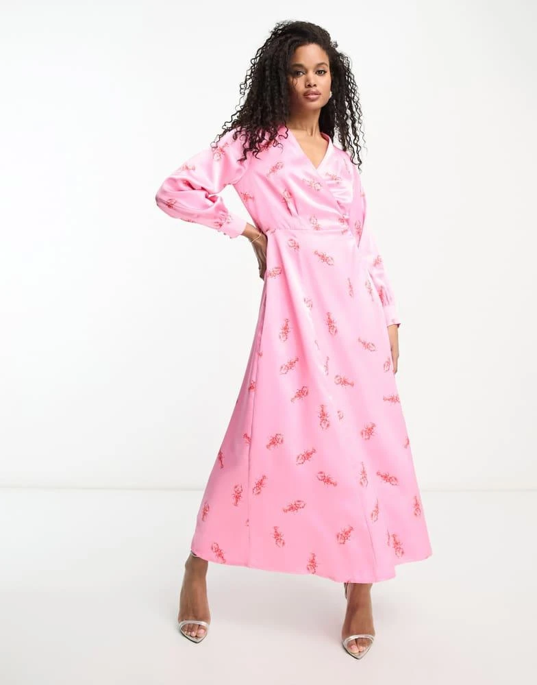 Never Fully Dressed Never Fully Dressed long sleeve lobster midaxi dress 1
