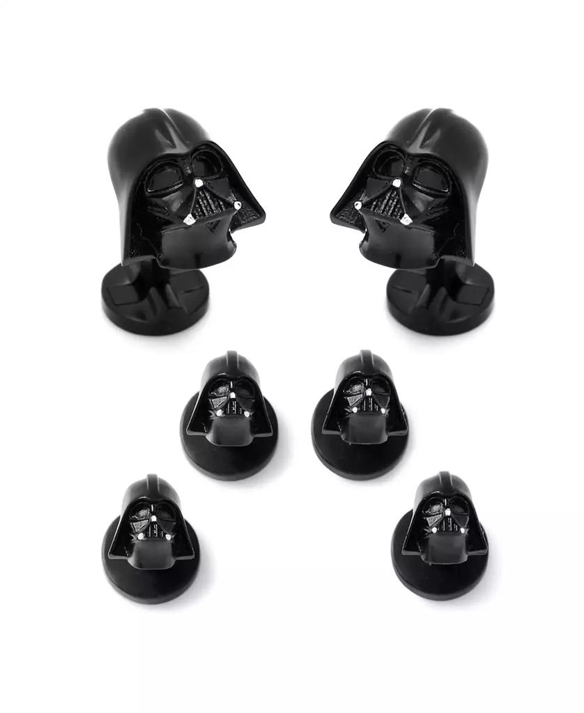 Star Wars Men's 3D Darth Vader Cufflinks and Studs Set, 6 Piece Set