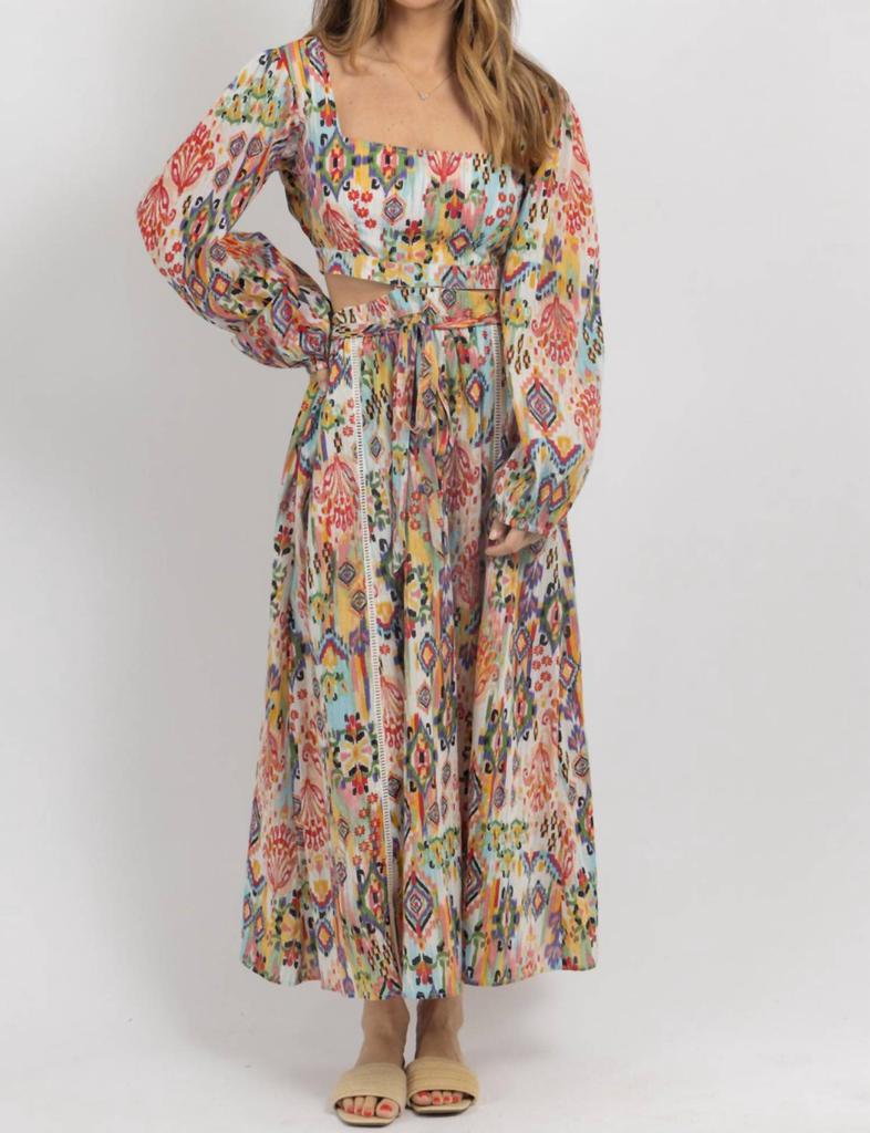 En Creme En Creme - MAE OPEN MAXI DRESS