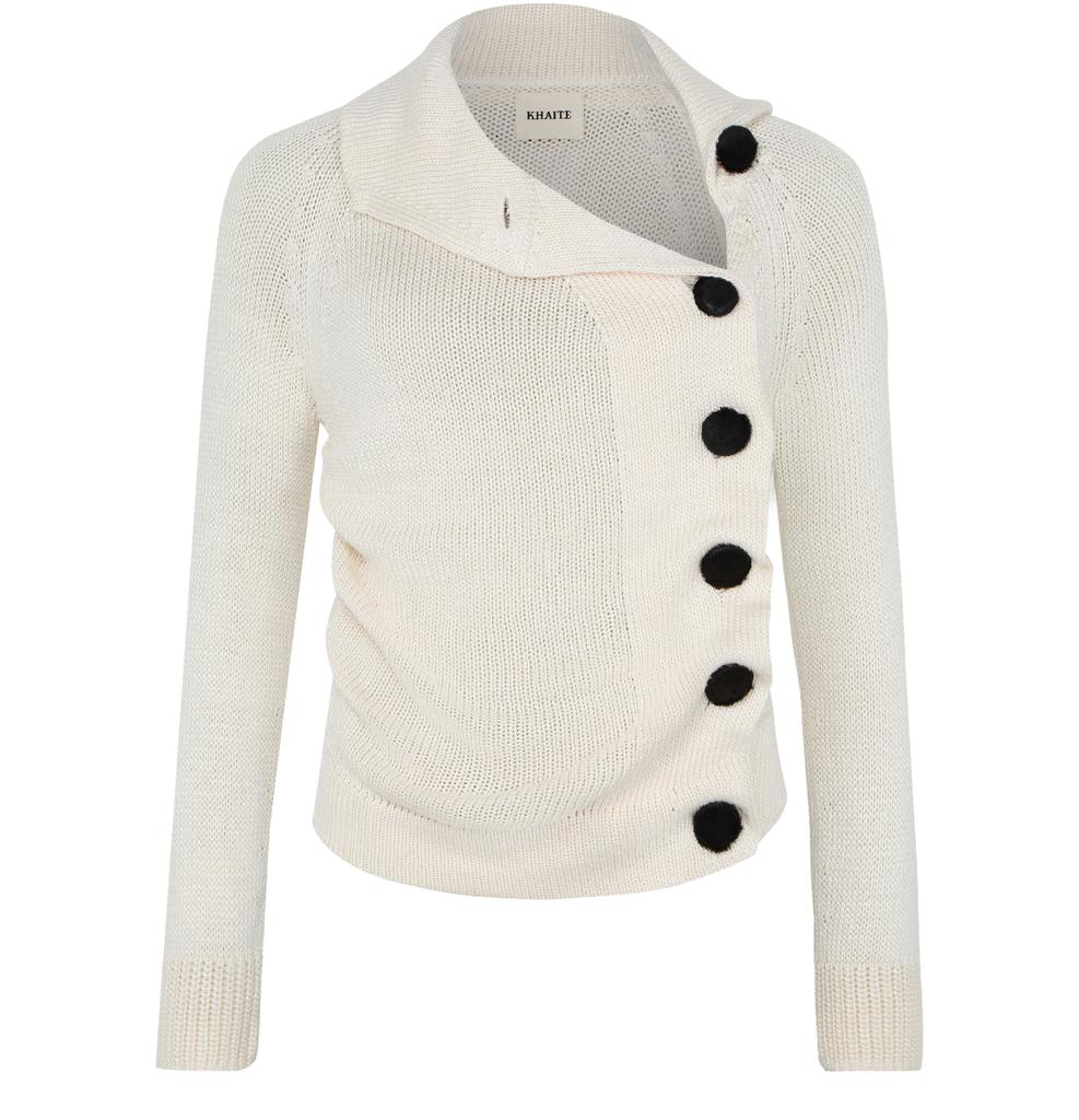 Khaite Lorrai silk cardigan