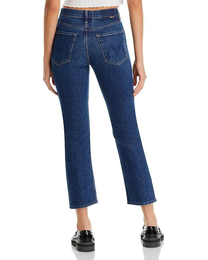 MOTHER The Tomcat High Rise Ankle Straight Leg Jeans in Cannonball 2