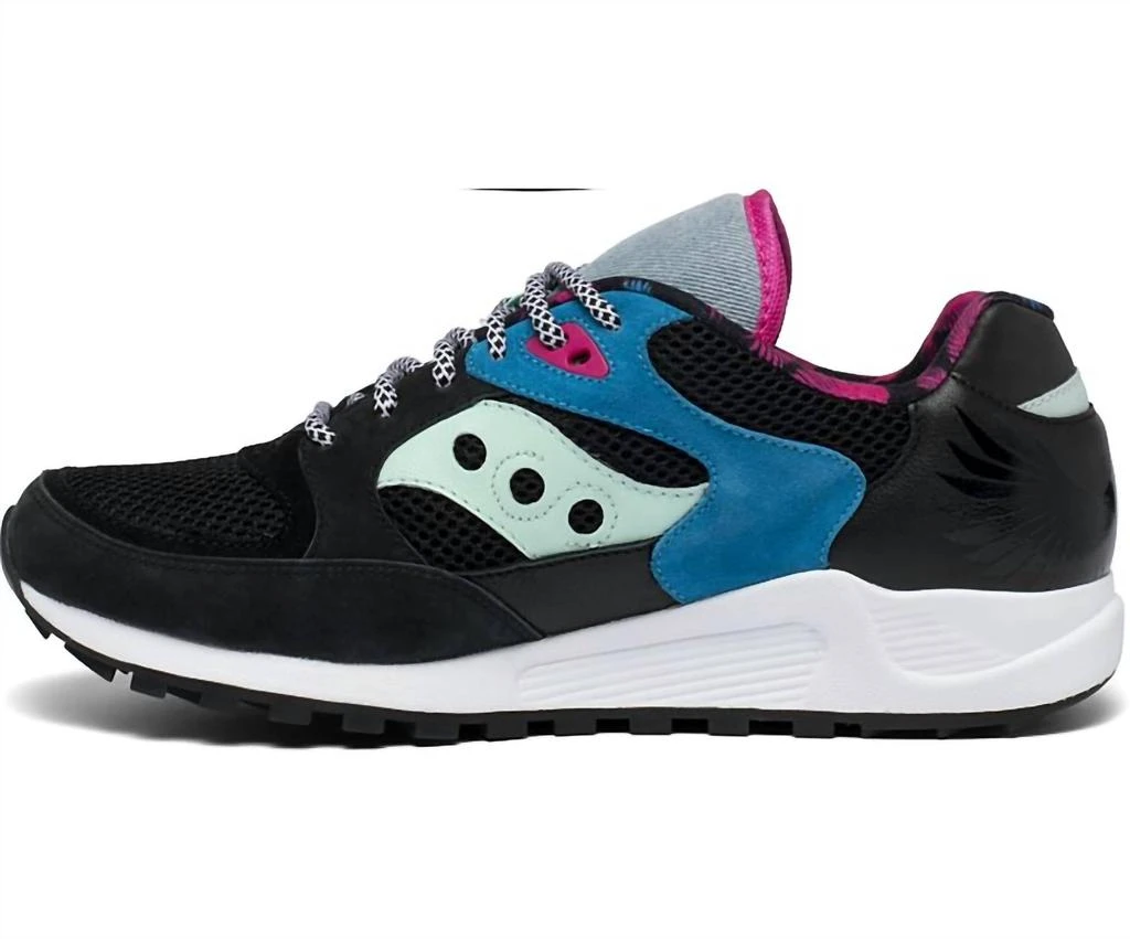 SAUCONY Unisex - Jazz 4000 Sneaker In Black/blue/pink 2