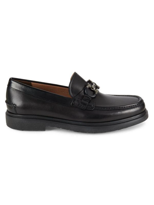 Salvatore Ferragamo Venice Leather Bit Loafers 1