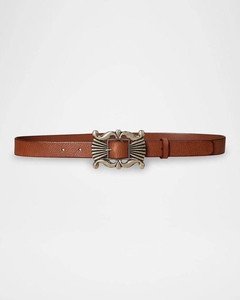 Ralph Lauren x T. Skies Vachetta Leather Belt