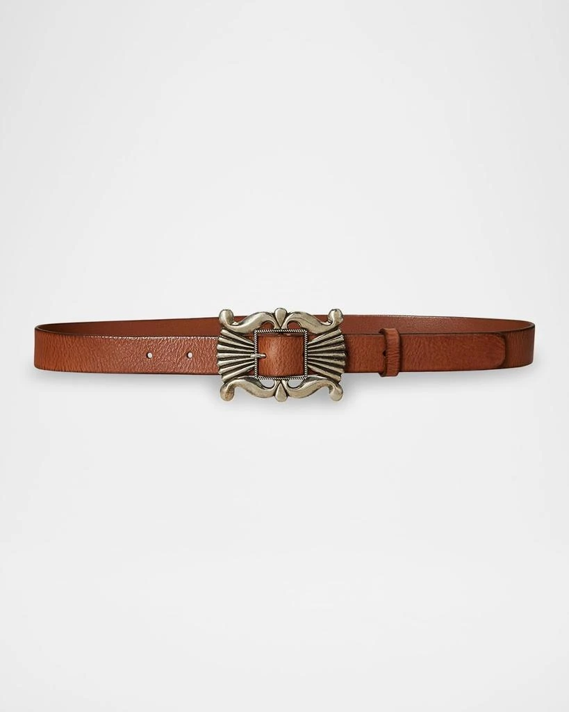 Ralph Lauren x T. Skies Vachetta Leather Belt 1