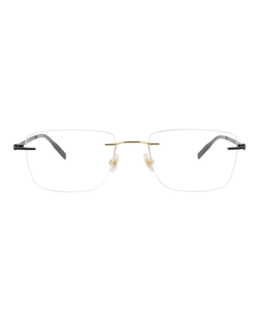 MontBlanc Square-Frame Metal Optical Frames