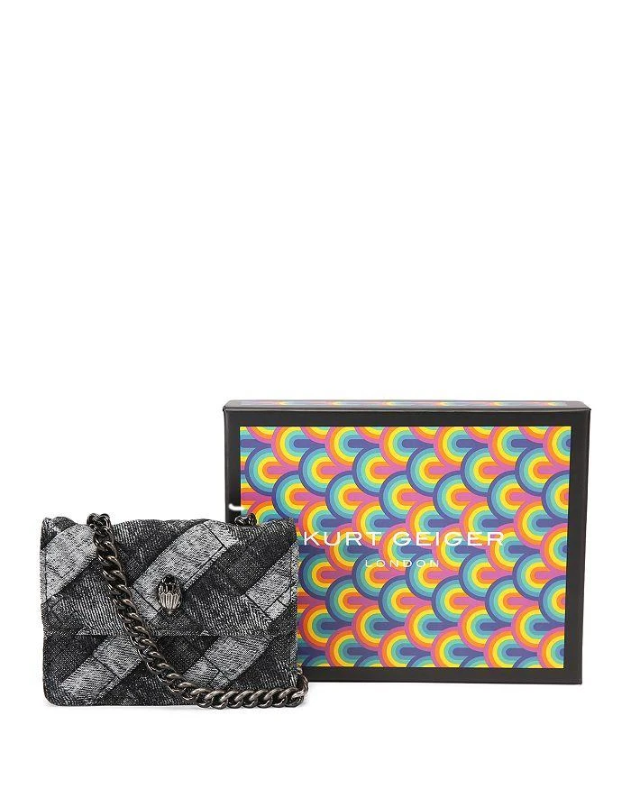 Kurt Geiger Micro Kensington Denim Crossbody Bag 5