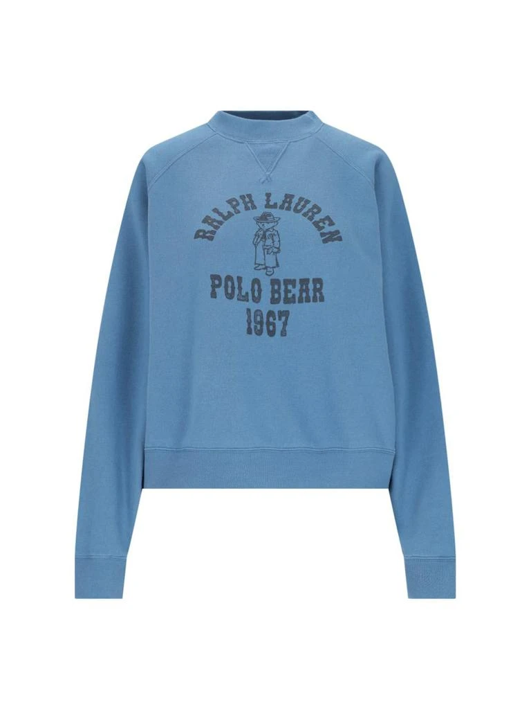 Ralph Lauren polo Bear Cropped Crew Neck Sweatshirt 1