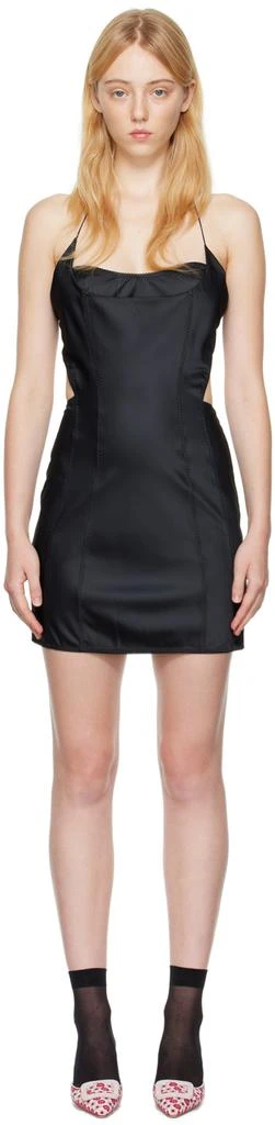 Anna October Black Vivienne Minidress 1