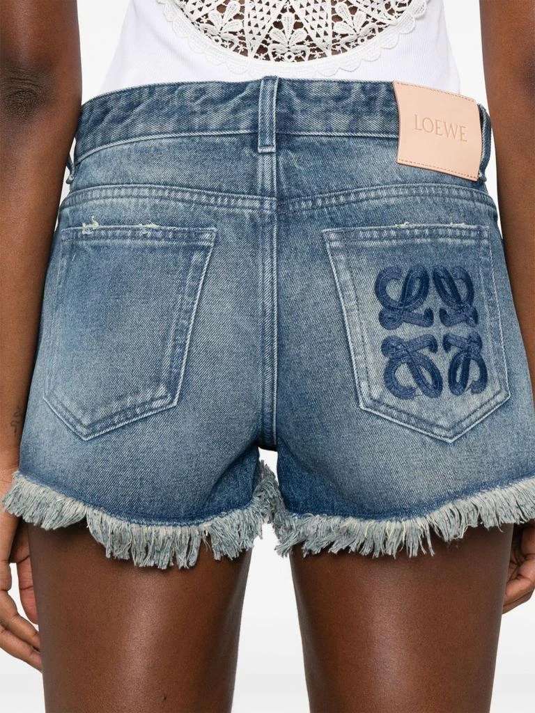 LOEWE PAULA'S IBIZA LOEWE PAULA'S IBIZA - Anagram Denim Shorts 4