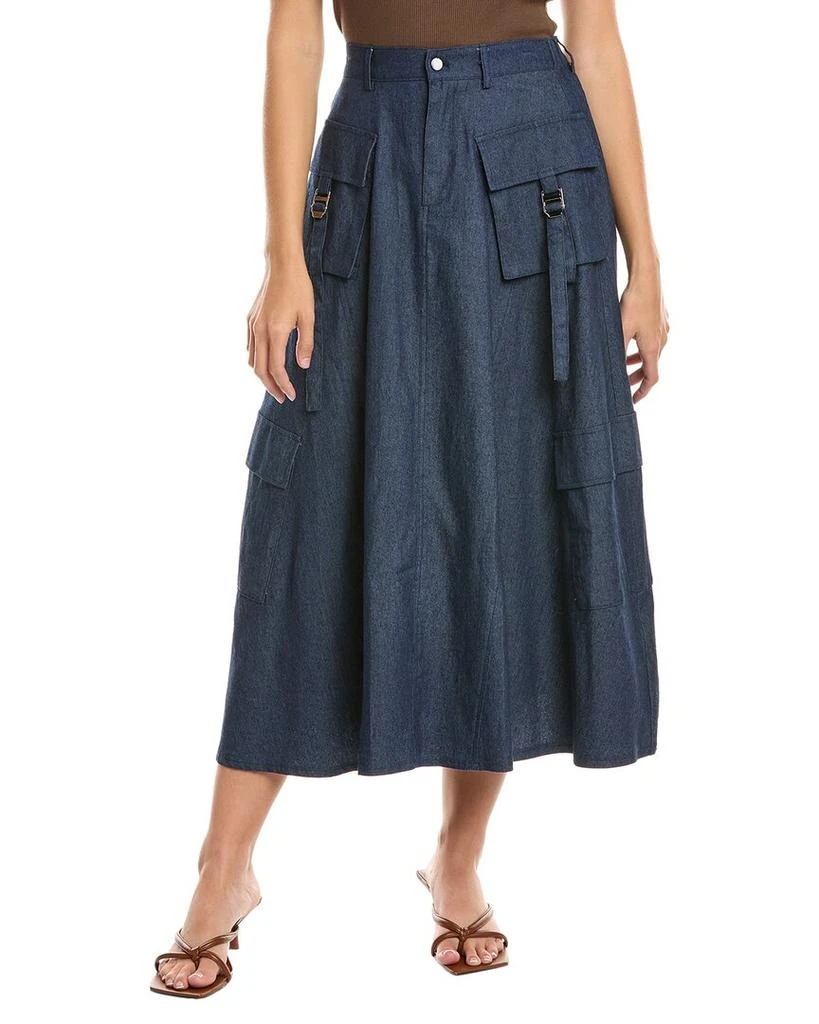 Gracia Denim Cargo Skirt 1