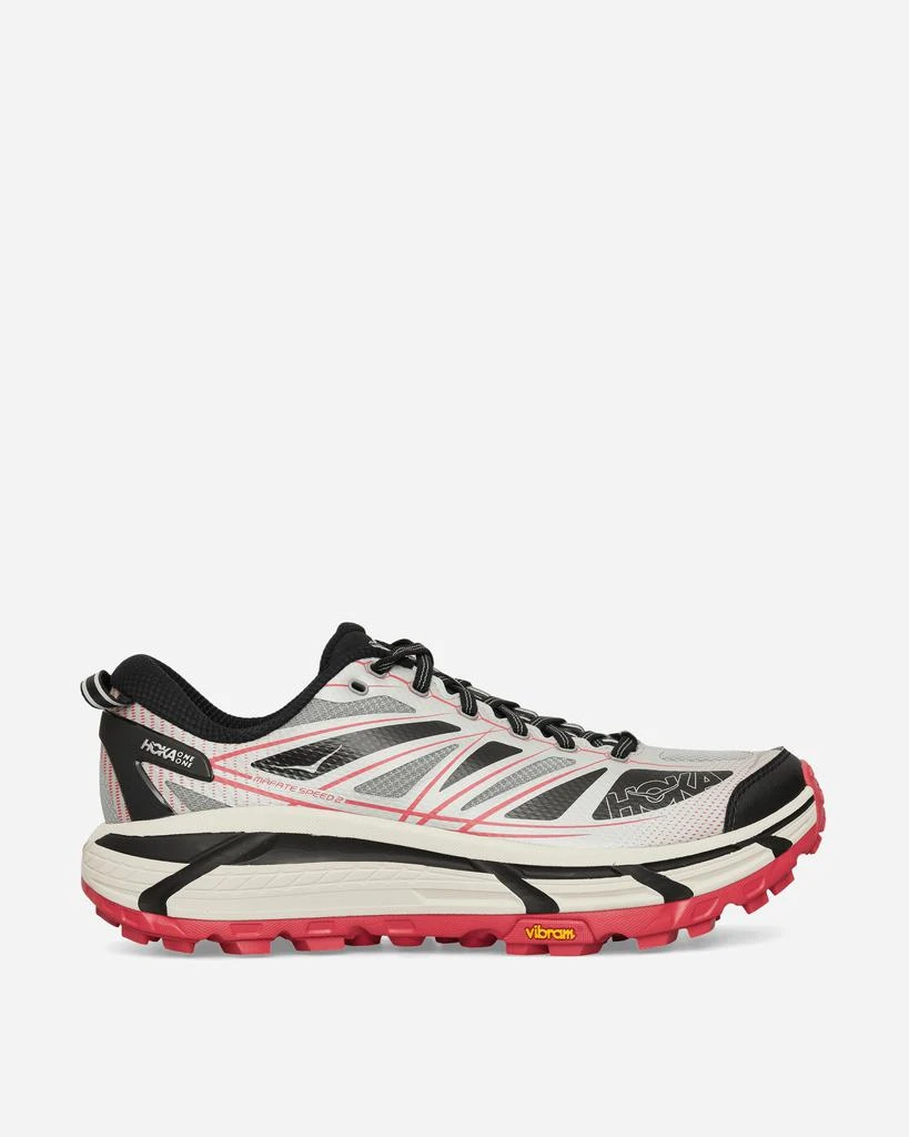 Hoka One One Mafate Speed 2 Sneakers Galactic Grey / Ruby Red 1