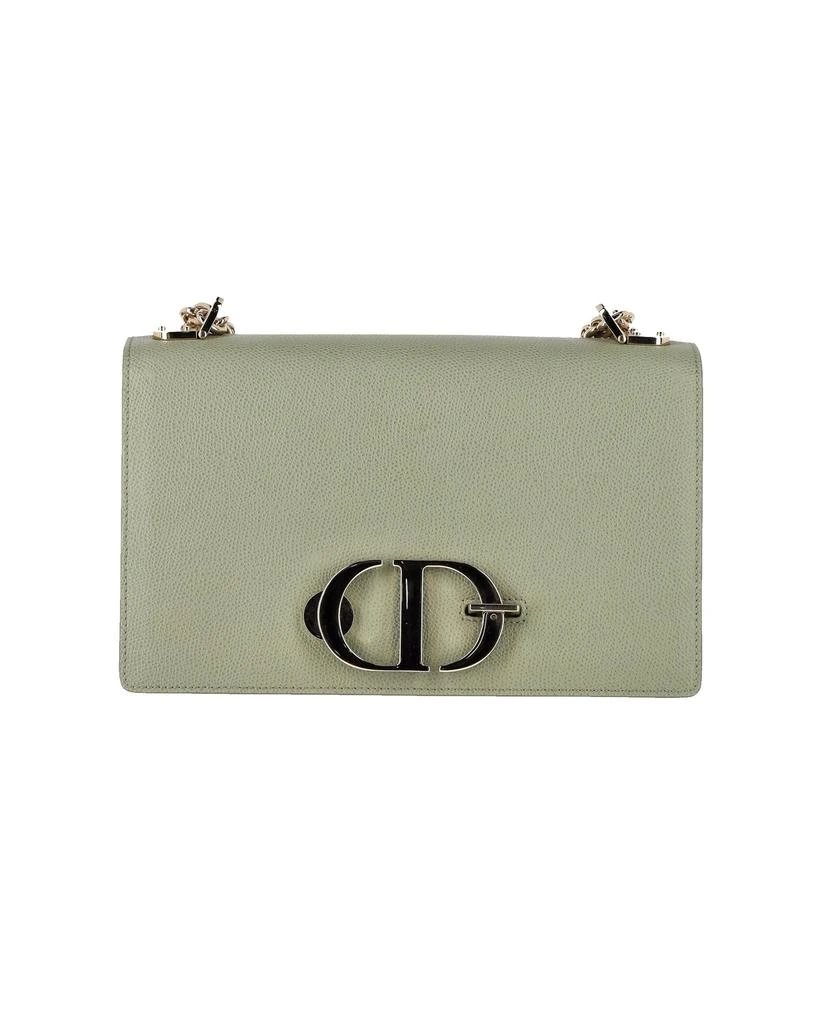 Dior Dior 30 Montaigne Chain Flap Bag in Green Leather 1