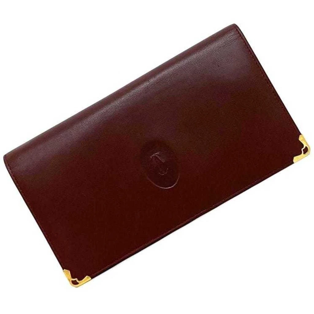 Cartier Must  Leather Long Wallet (Bi-Fold) (Pre-Owned) 1