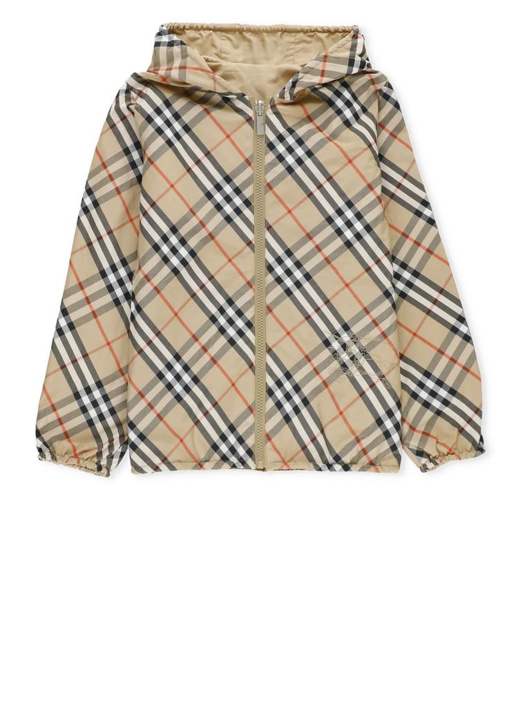 Burberry Burberry Kids Reversible Check-Pattern Hooded Jacket