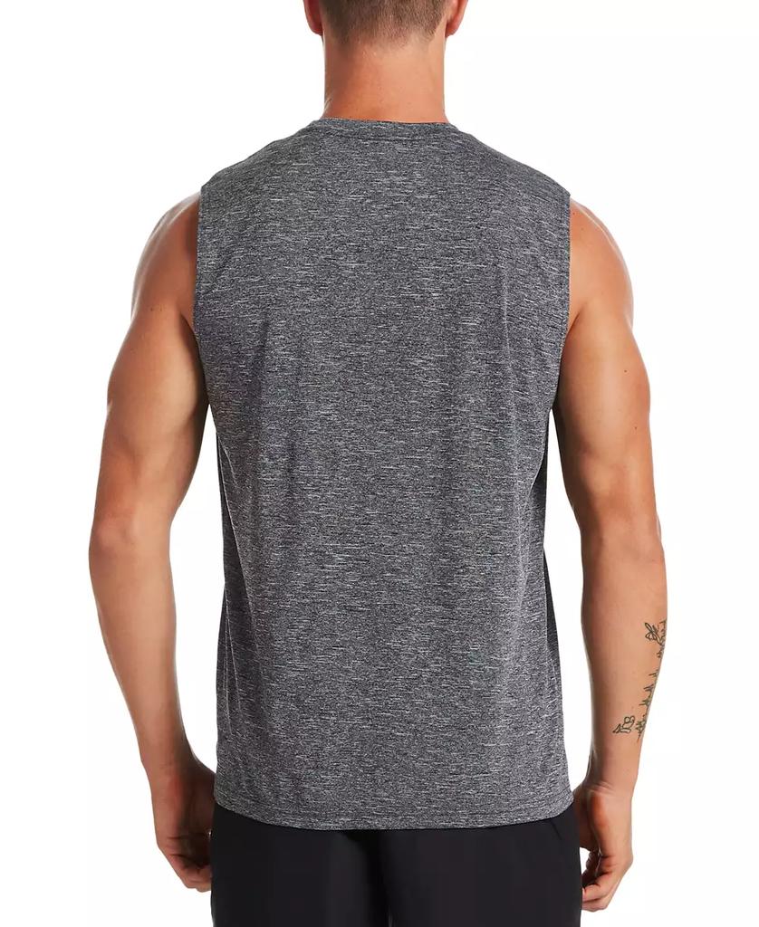 NIKE Men's Big & Tall Men's Dri-FIT UPF 40+ Heathered Sleeveless Rash Guard