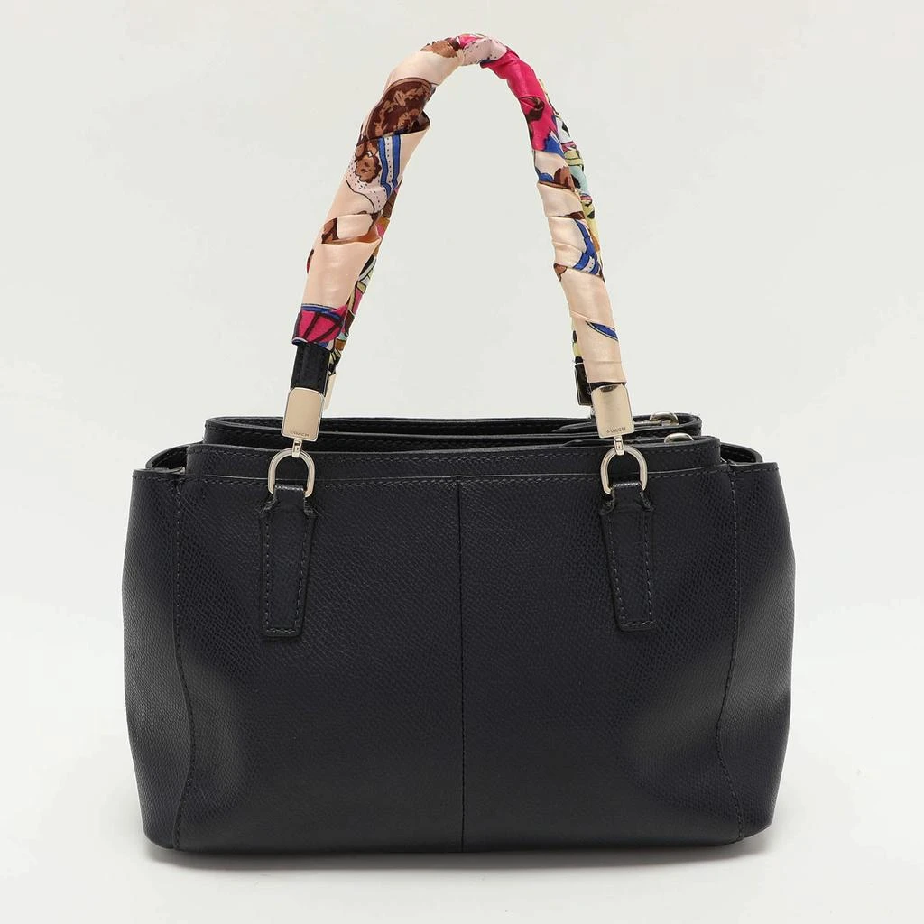 Coach Coach Navy Blue Leather Mini Chirstie Top Zip Tote 4