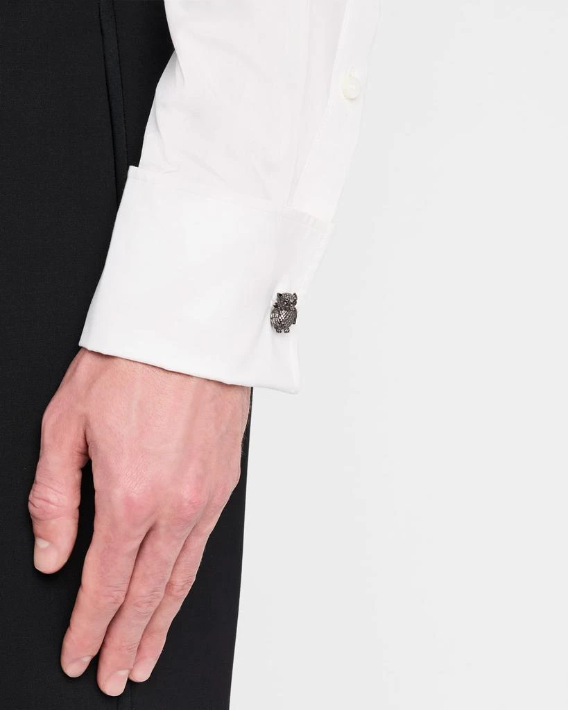 LINK UP Men's Owl Moving Wings Cufflinks 2