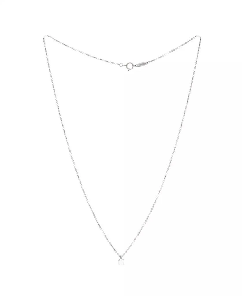 Pre-Owned Tiffany 
Co Solitaire Pendant Necklace 3